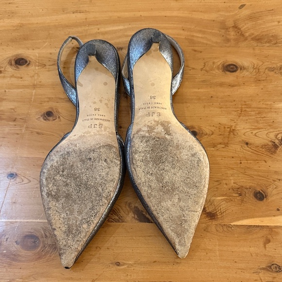 SJP by Sarah Jessica Parker Metallic Heels size 38 - Picture 5 of 5